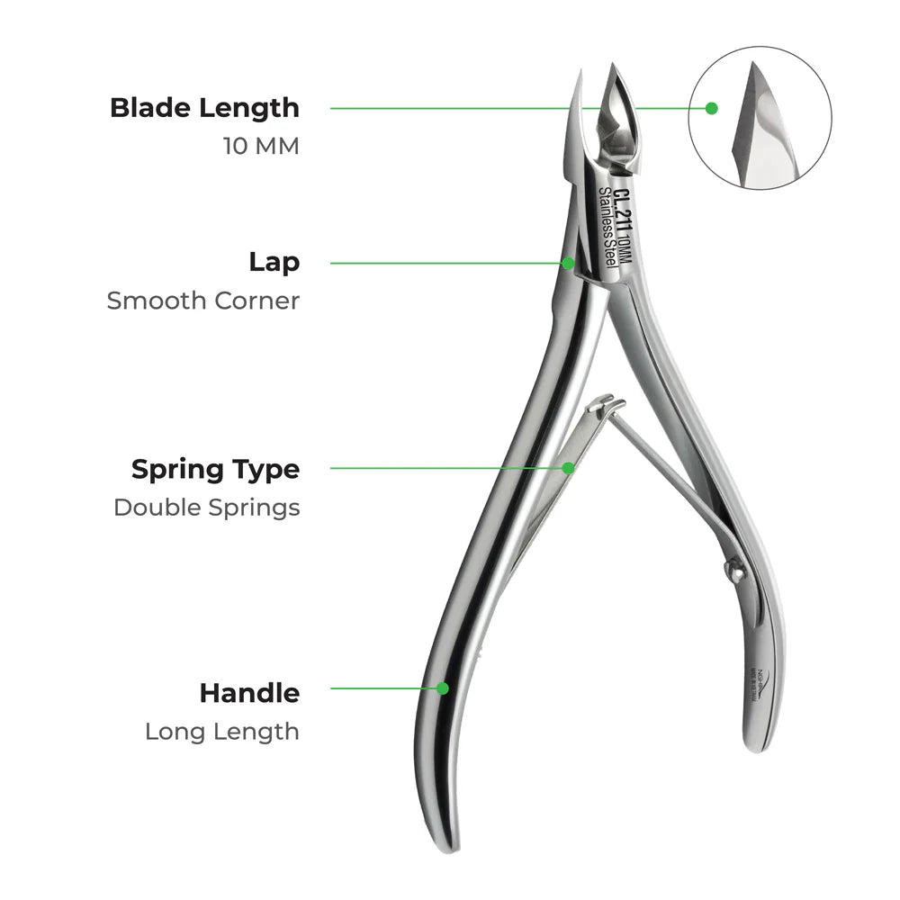 Nghia CL-211 Cuticle Nipper salon-quality manicure and pedicure cutter
