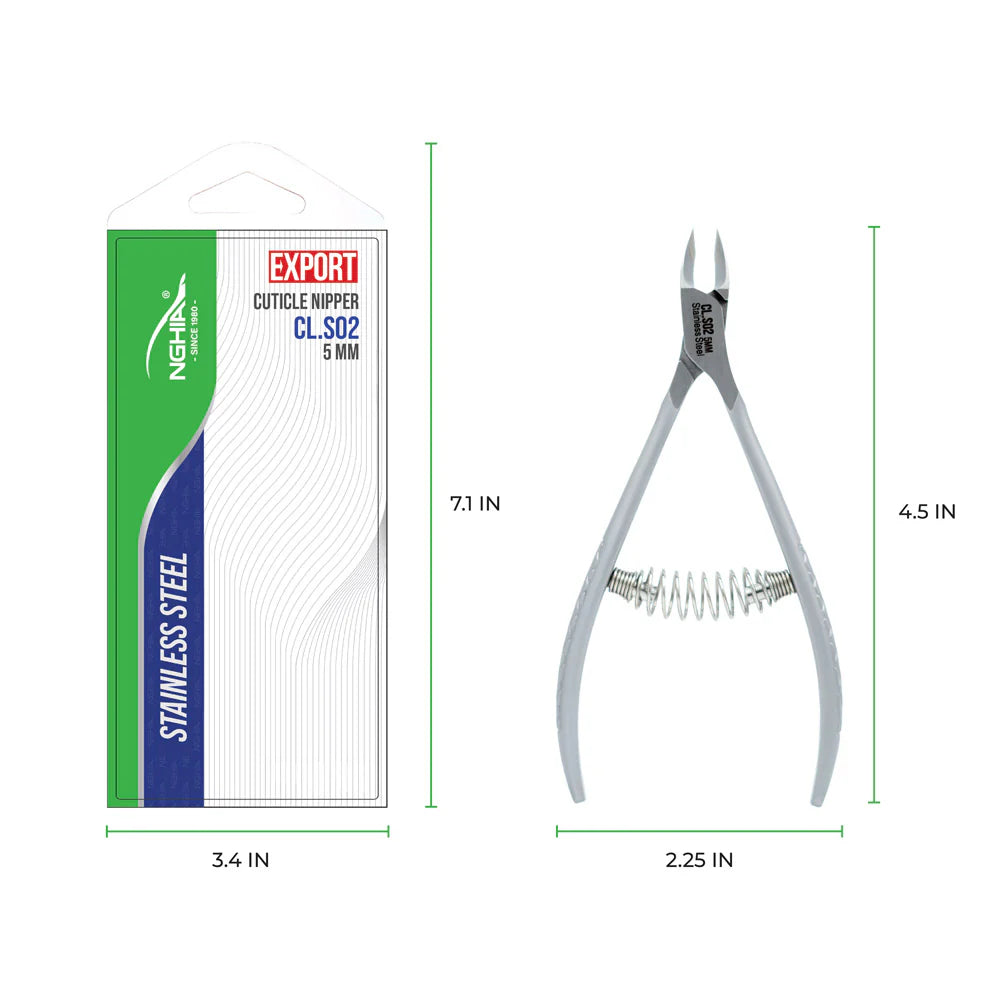 Nghia CL-S02 Cuticle Nipper precision nail cuticle remover with sharp blades