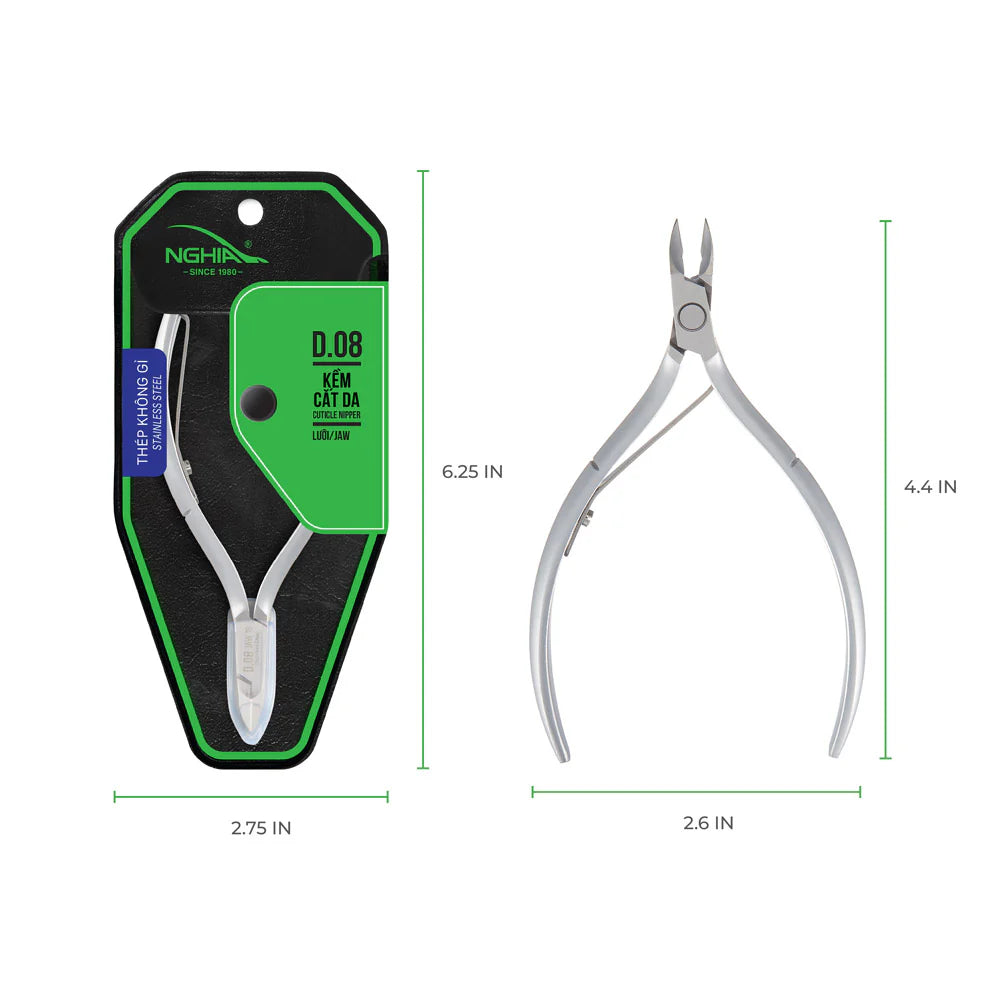 Sharp, ergonomic design for effortless nail care