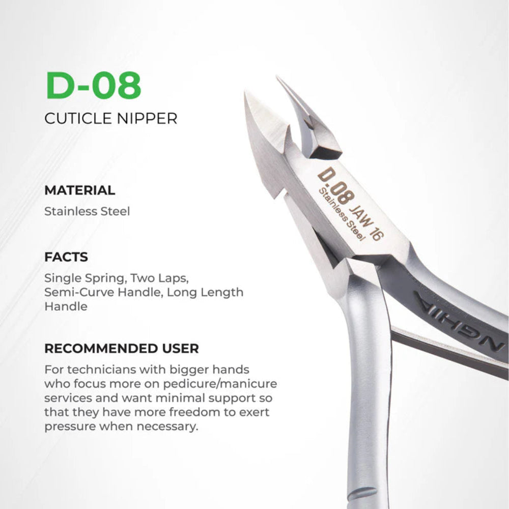 D-08 Cuticle Nipper – professional quality with lasting durability