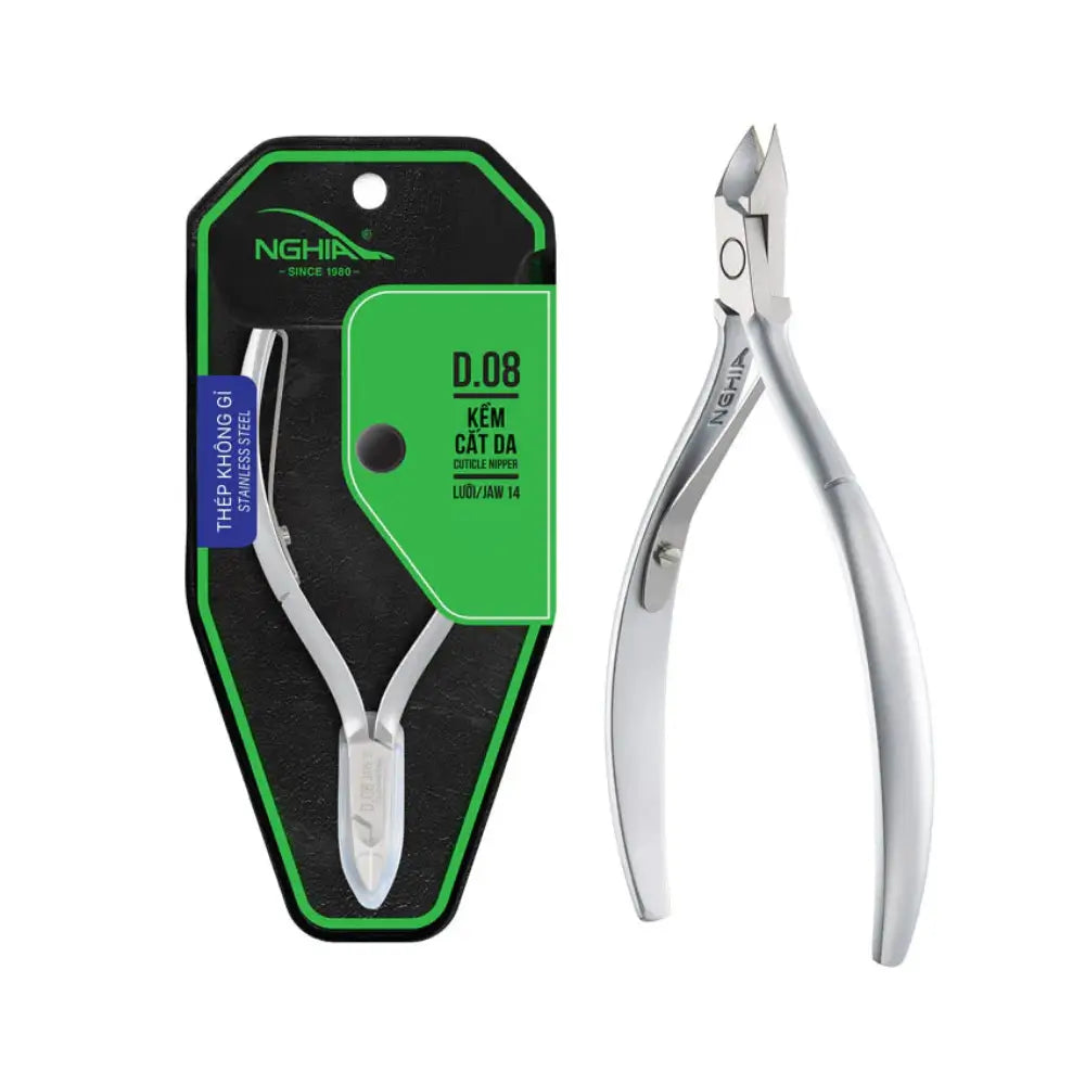 Nghia D-08 Cuticle Nipper – precision blades for clean, smooth cuticle trimming