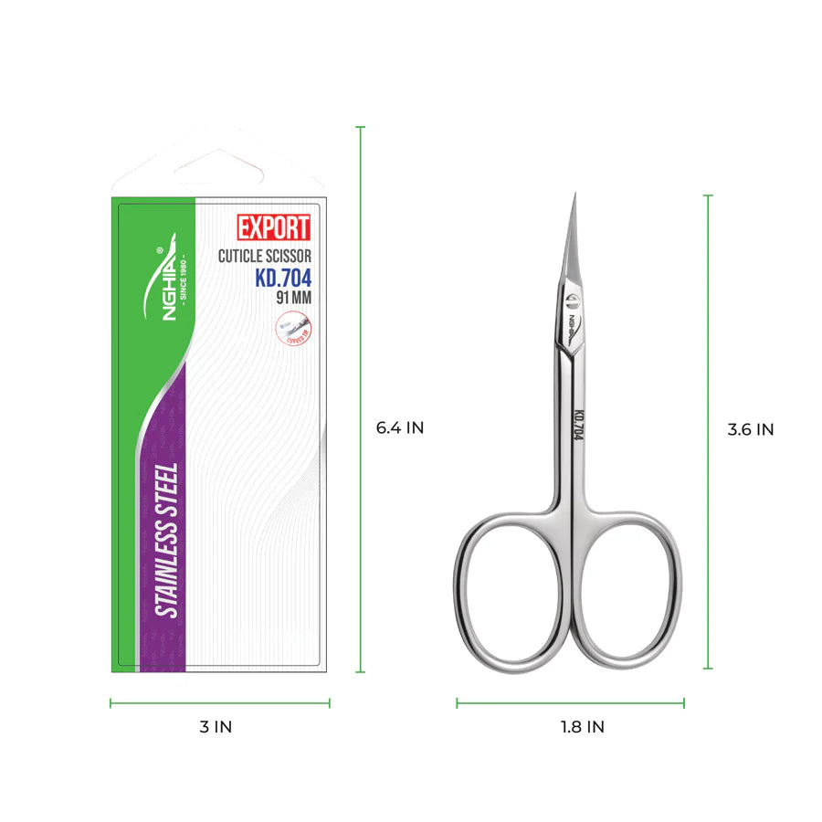 Nghia KD-704 Cuticle Scissors professional cuticle trimming scissors with sharp blades