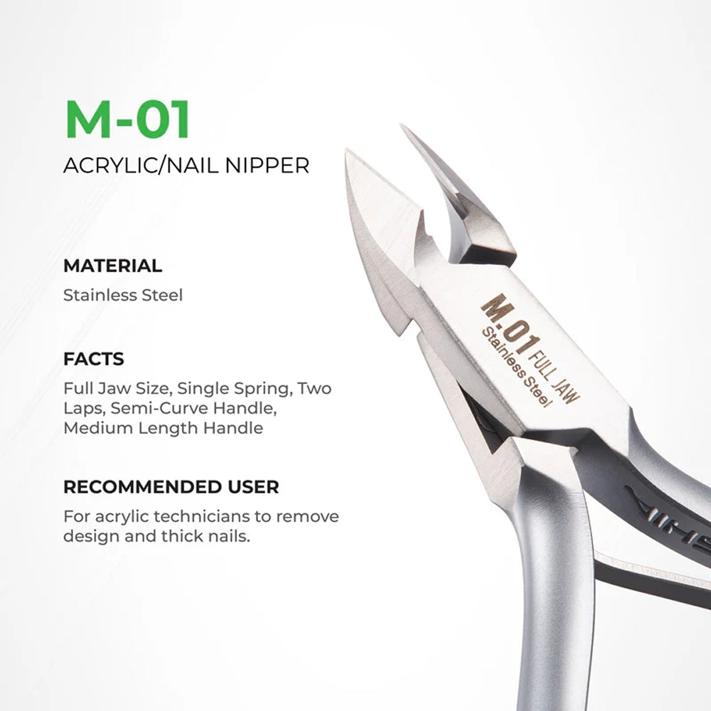 Sharp, ergonomic design for comfortable handling and professional results