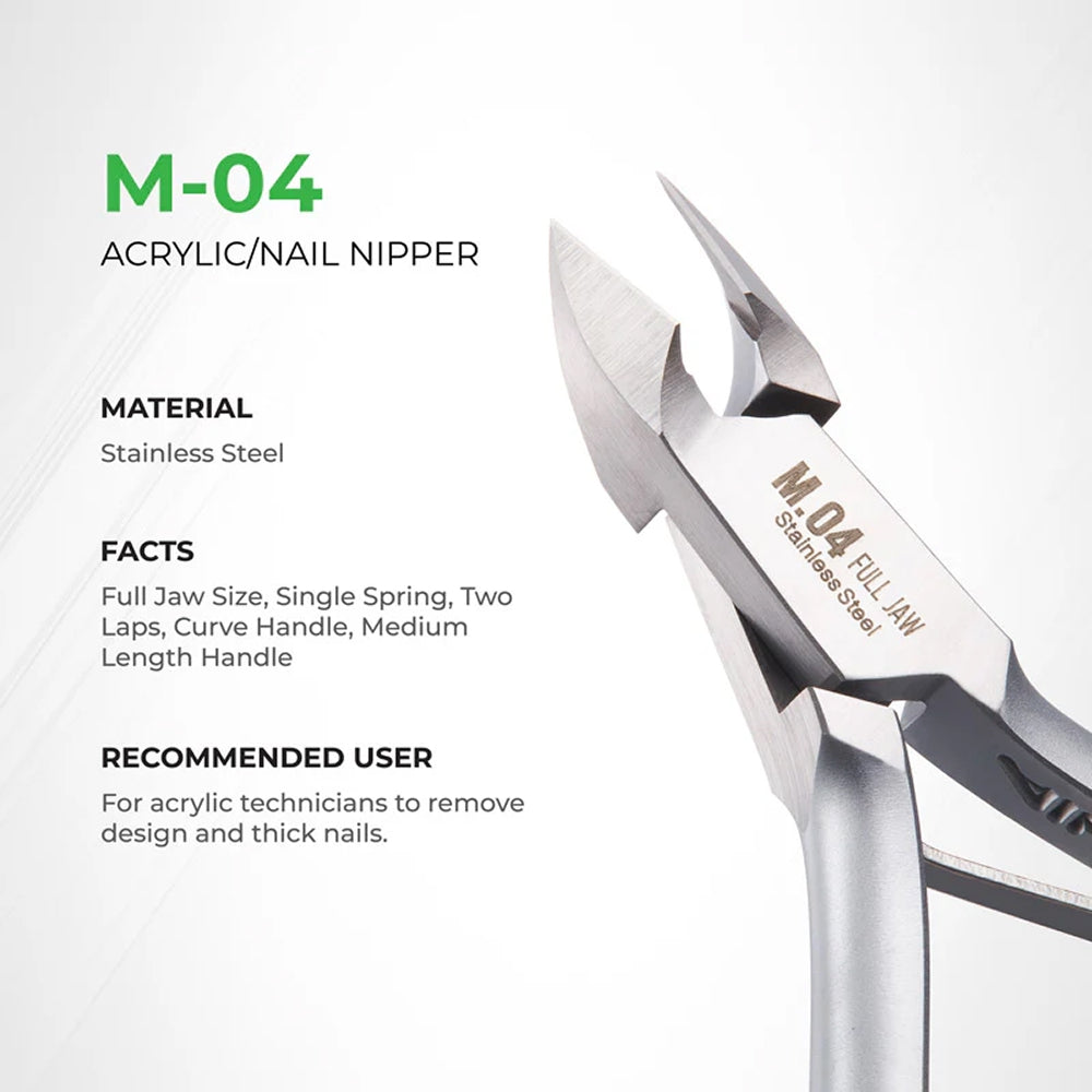 Sharp, ergonomic design for comfortable handling and professional results
