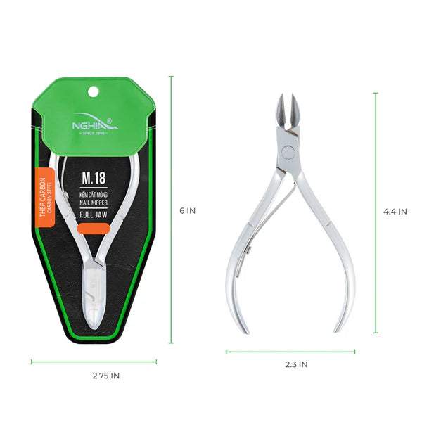 Nghia M-18 Nail Nipper – precision blades for clean, controlled nail trims