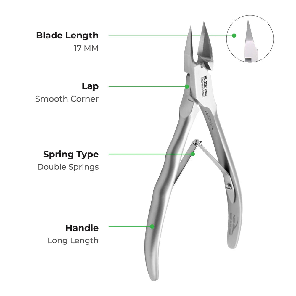 Nghia NL-202 Nail Nipper salon-quality nail trimming tool with sharp blades