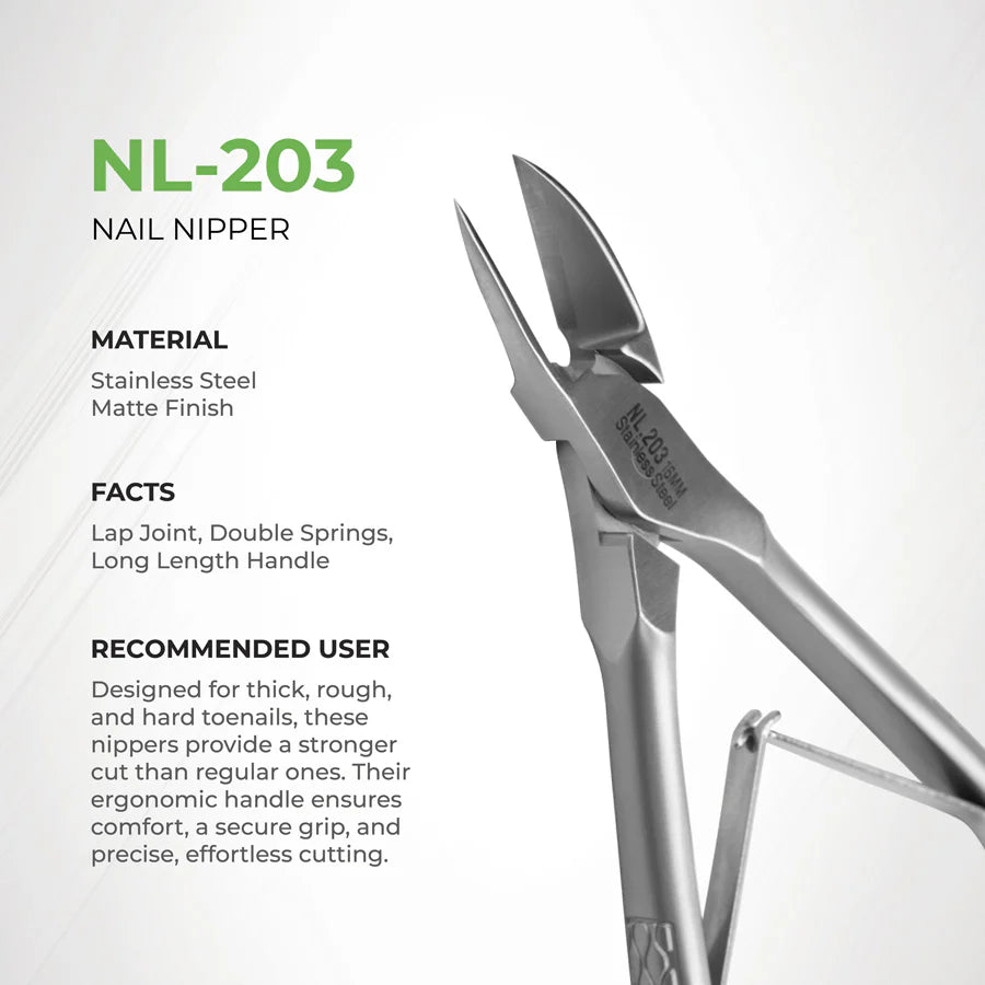 Nghia NL-203 Nail Nipper salon-quality nail trimming tool with sharp blades