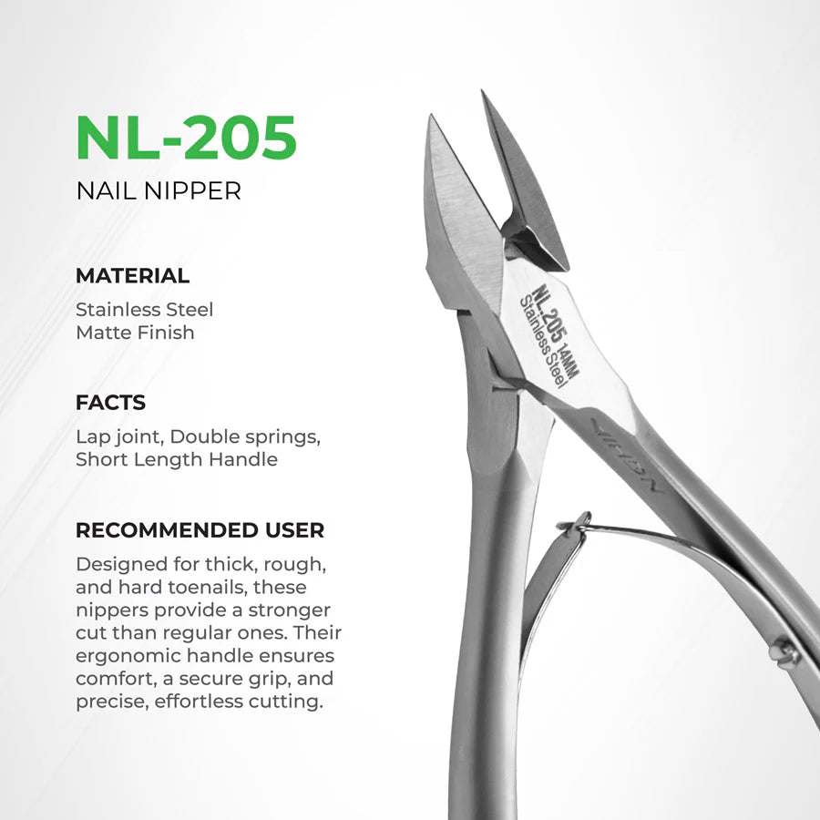 Nghia NL-205 Nail Nipper precision manicure and pedicure nail cutter