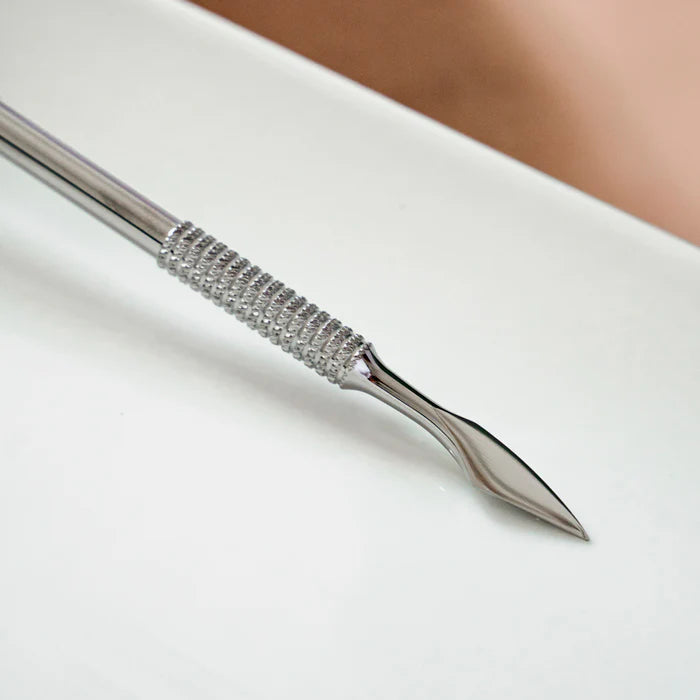 Nghia P-12 ergonomic professional cuticle pusher with smooth edges