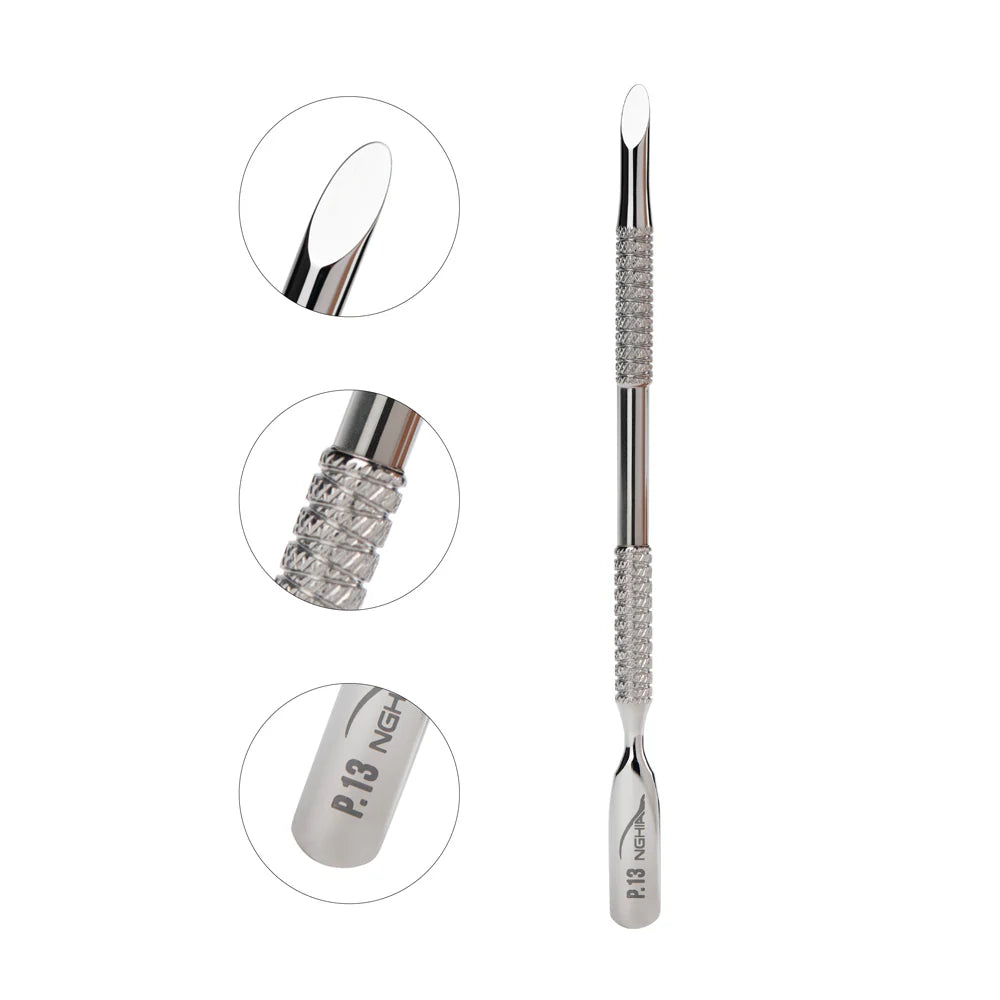 Nghia P-13 salon-quality cuticle and nail preparation tool