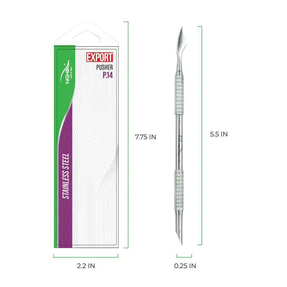 Nghia P-14 salon-grade manicure cuticle maintenance tool
