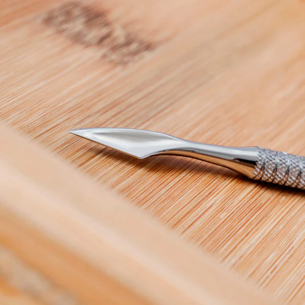 Nghia P-14 double-ended stainless steel nail cuticle pusher