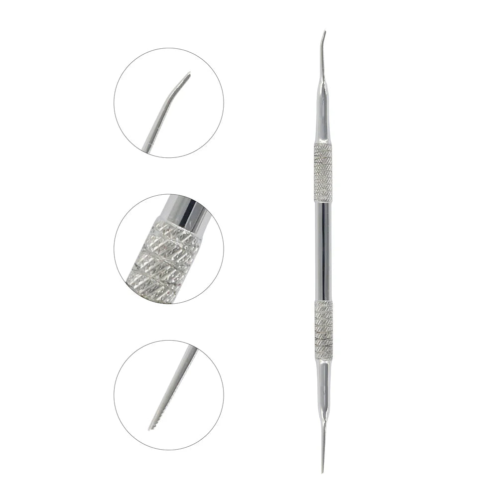 Nghia P-15 professional stainless steel cuticle pusher tool