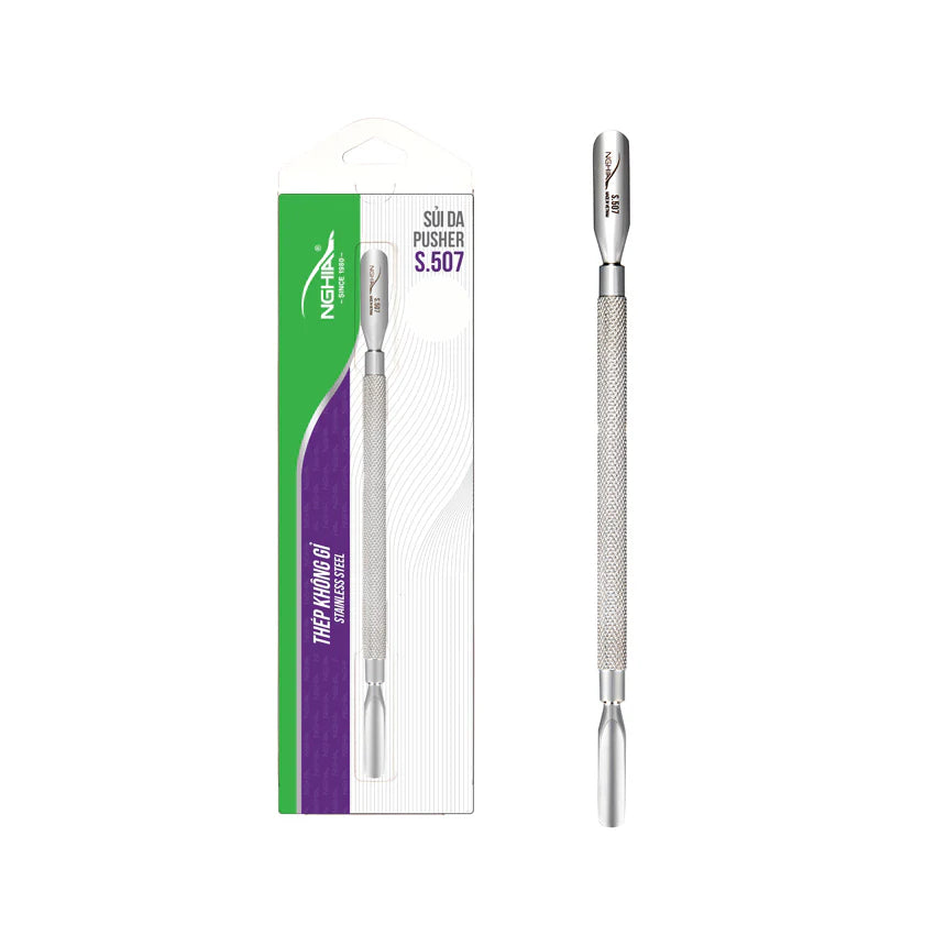 Nghia S-507 Cuticle Pusher – sturdy design for effective, gentle cuticle pushing