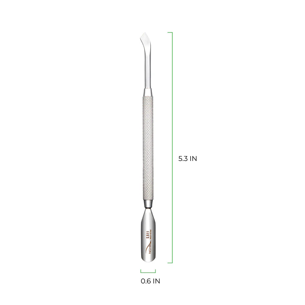 Smooth, ergonomic handle for comfortable control during nail prep