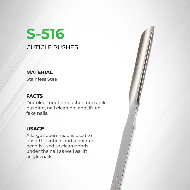 Nghia S-516 double-ended nail cuticle tool