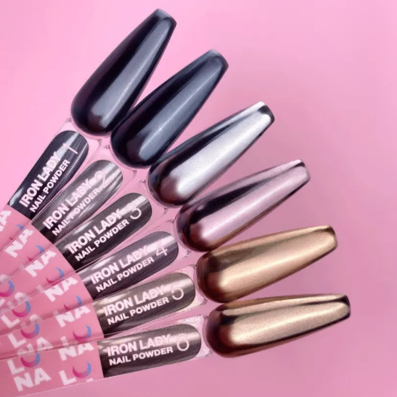 Iron Lady Nail Powder Set (6pcs) - LUNA
