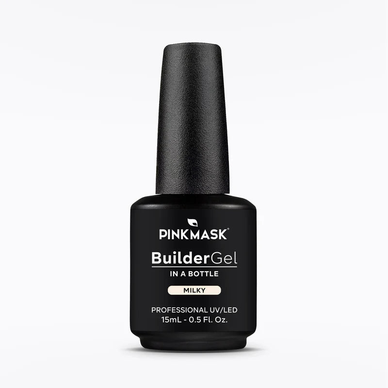 Pink Mask - Builder Gel White, 15ml and 30g