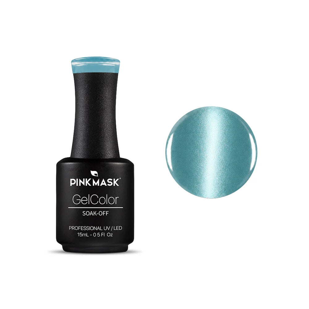 Pink Mask Seafoam Gleam Cat Eye, 15ml, closed bottle