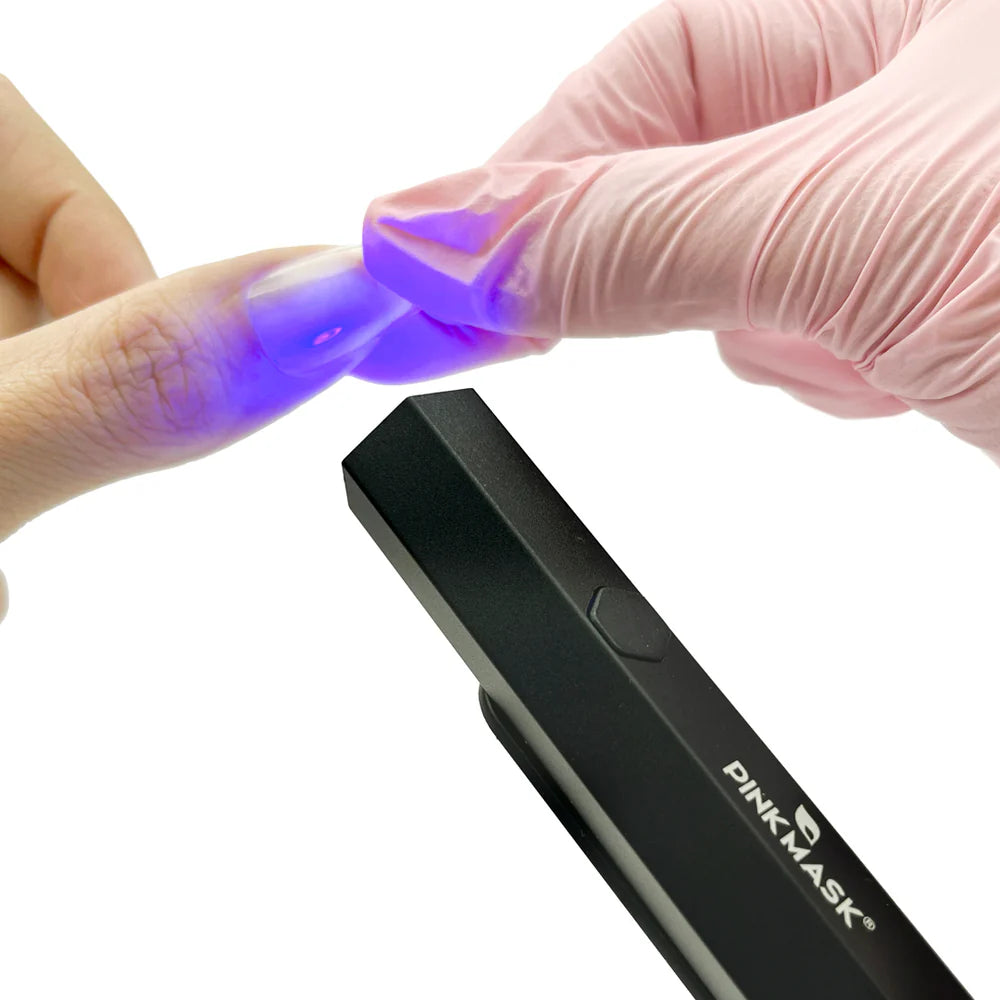 Pink Mask compact UV LED nail lamp