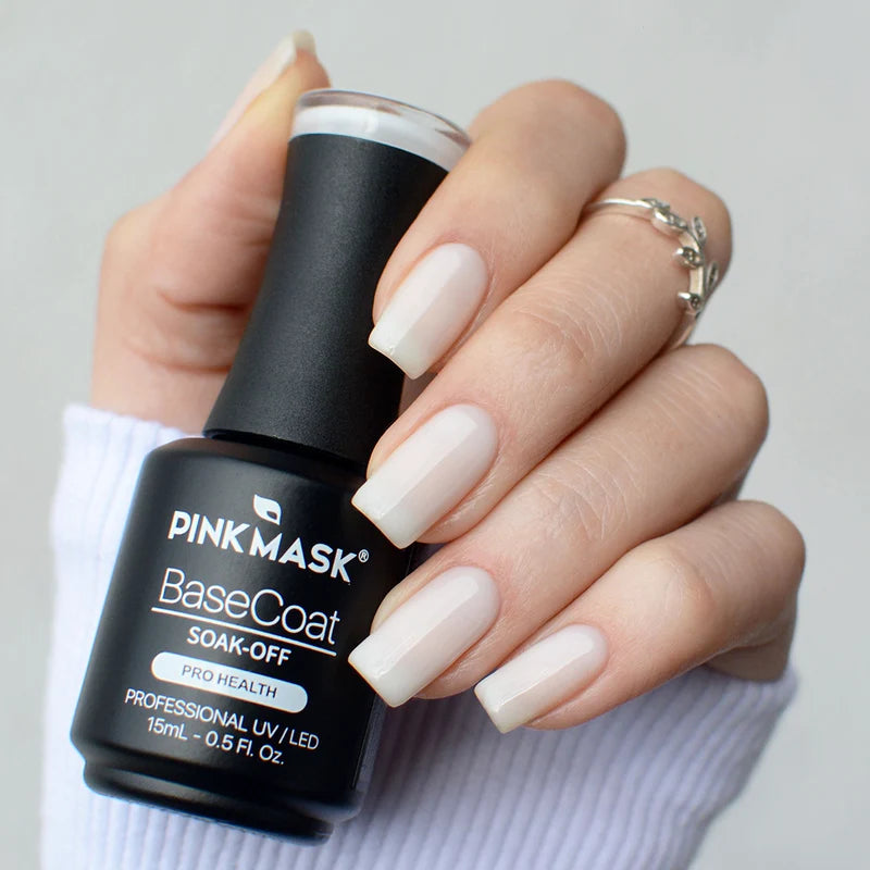 Pink Mask - Rubber Base Coat White