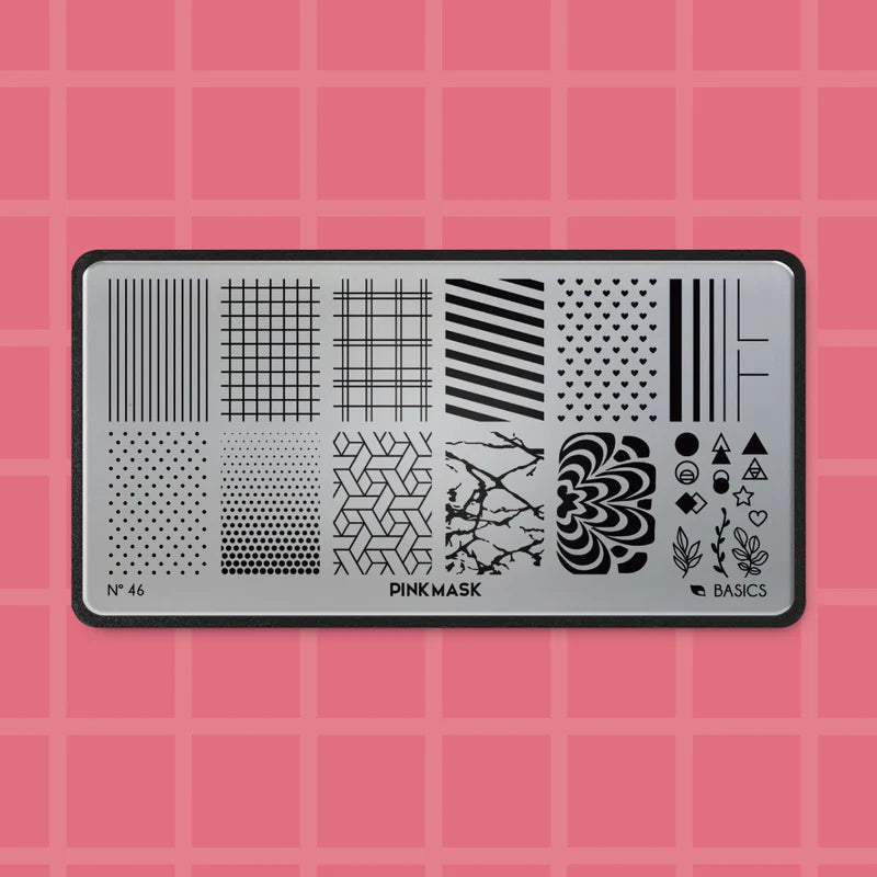 Pink Mask - Stamping Plate Basics