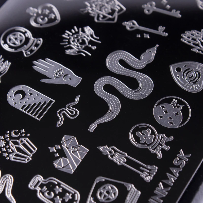 Pink Mask - Stamping Plate Esoteric