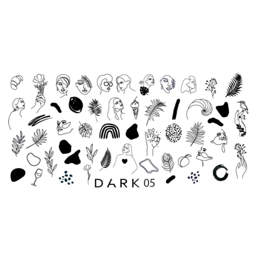 DARK Stamping Plate 05