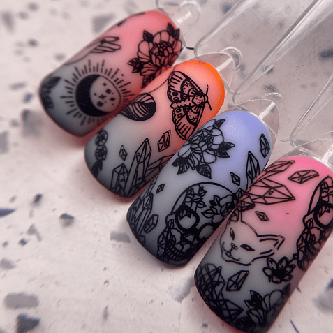 DARK Stamping Plate 05