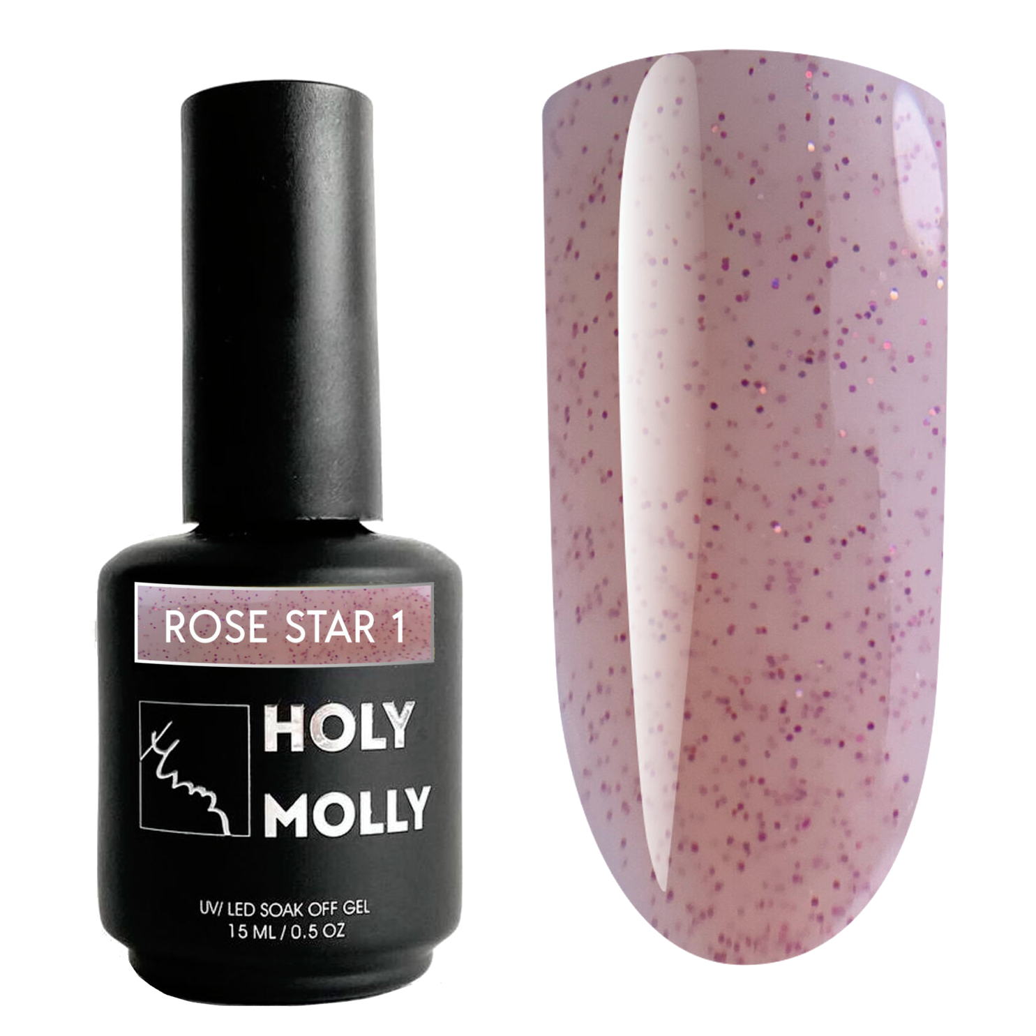 HOLY MOLLY Base Rose Star #1, 15ml