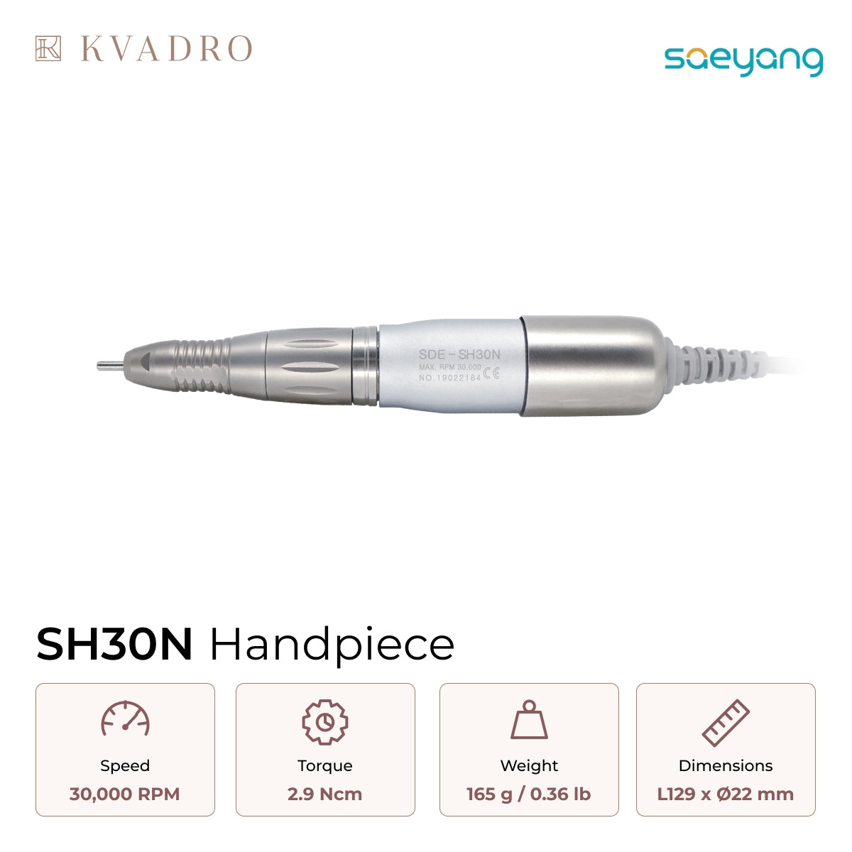 Saeyang SH30N Replaceable Handpiece 30K RPM