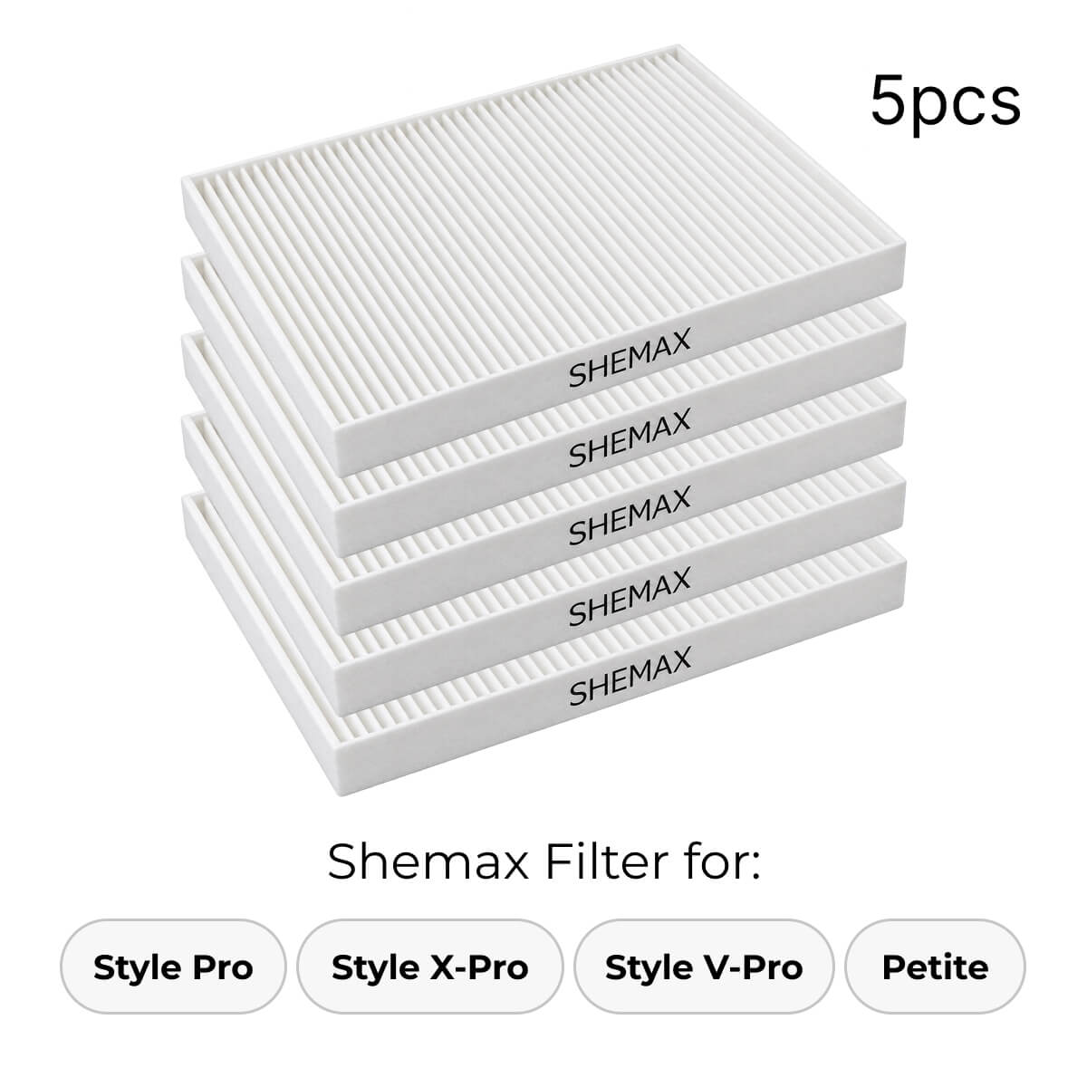 Sale SHEMAX professional nail dust collector filter replacement (5pcs)