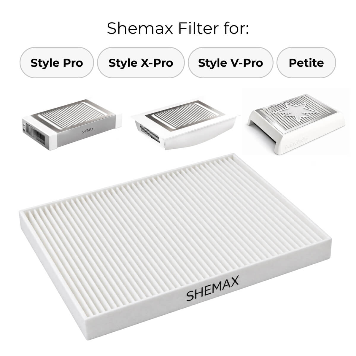 SHEMAX replacement filter for professional nail dust collector