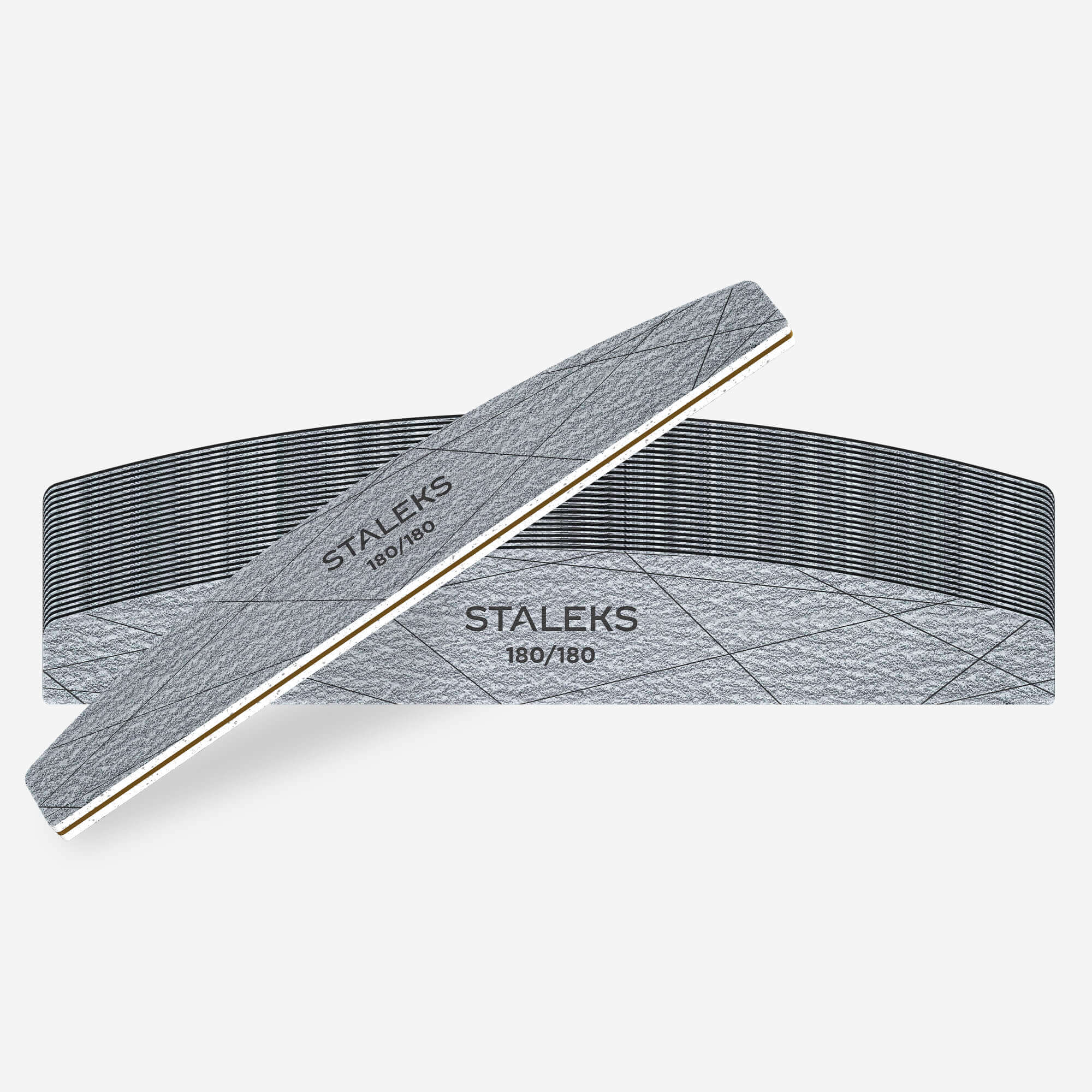 Staleks Smart 40 Crescent Nail File — curved side detail