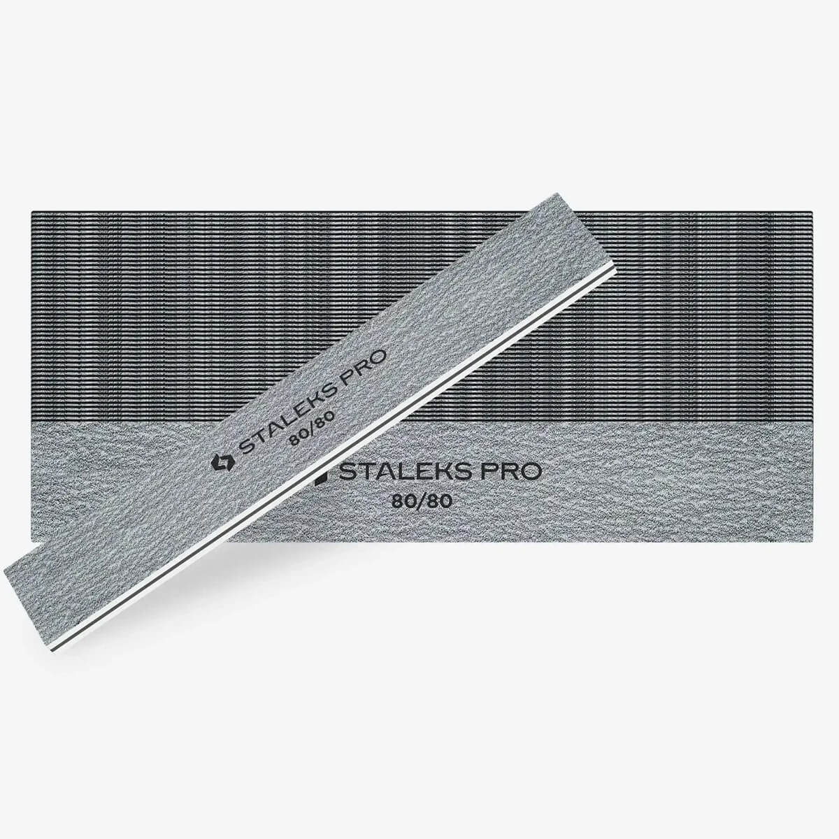 STALEKS Straight Wide Mineral Nail File 80/80 grit 50pcs