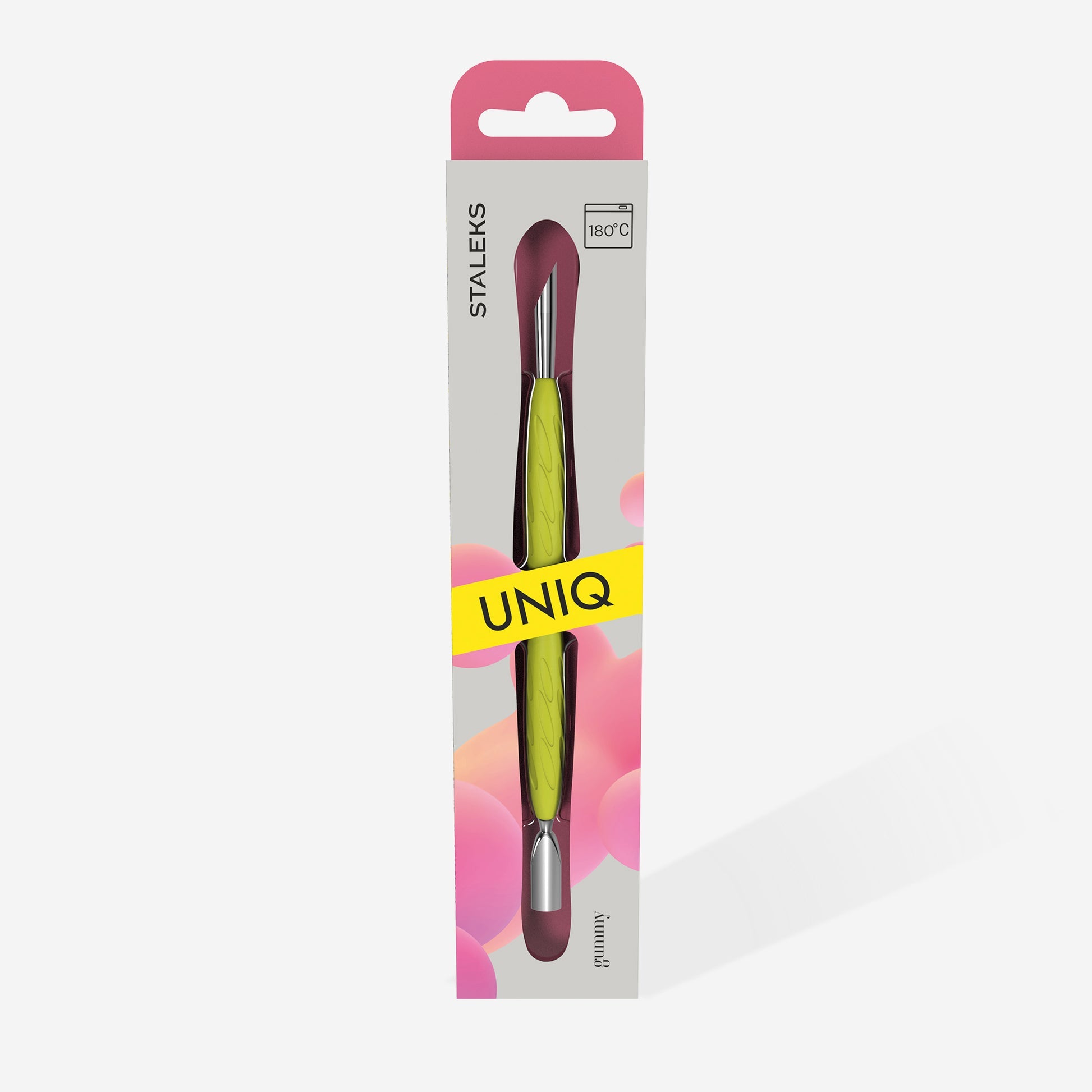 Staleks UNIQ 10 TYPE 2 Gummy Pusher — full product packaging