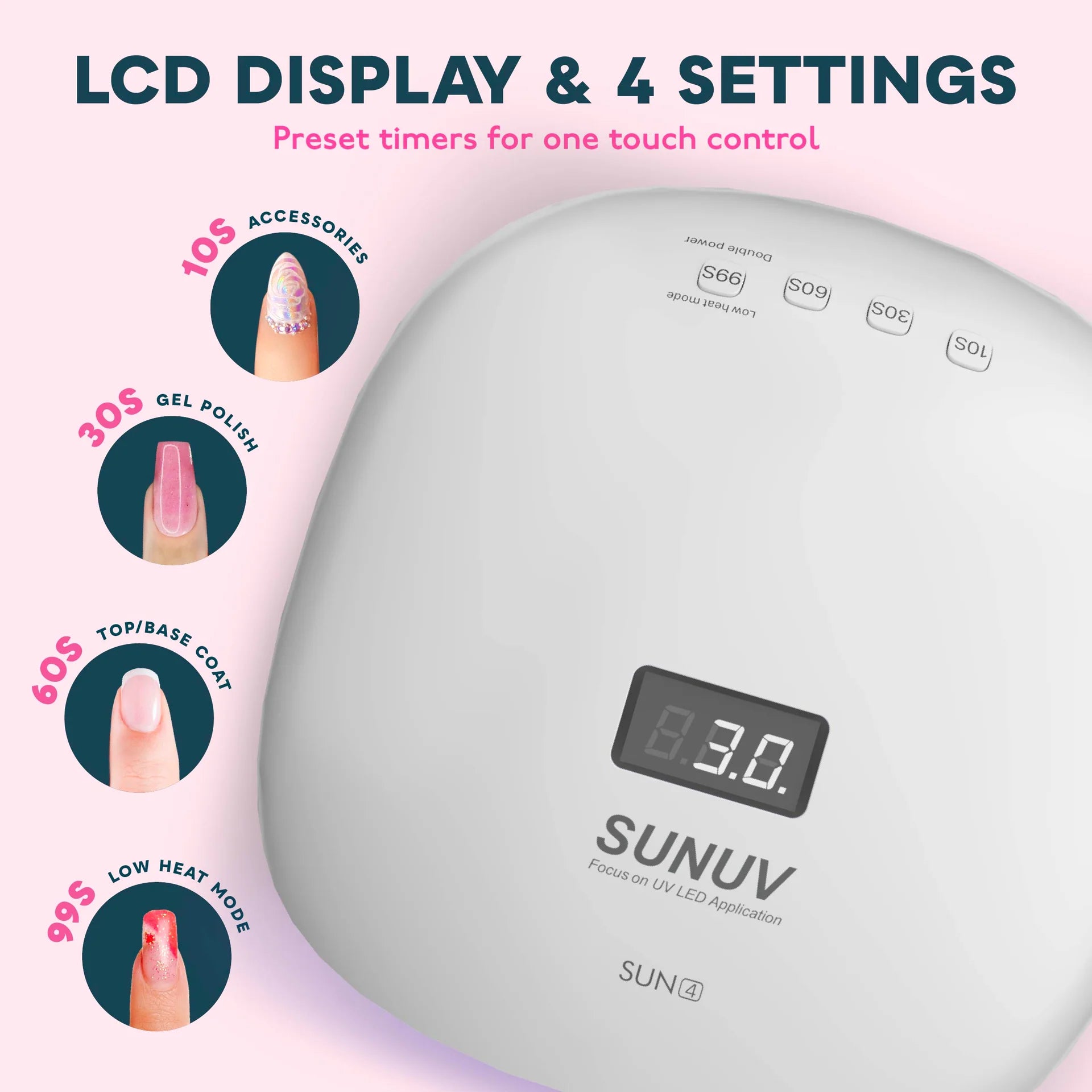 SUN4 nail dryer UV LED lamp