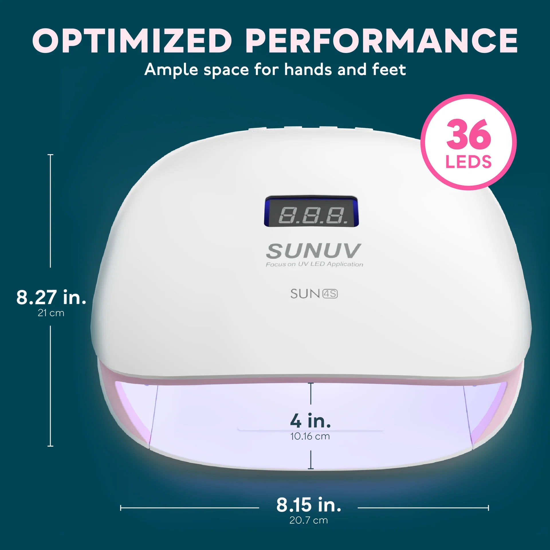 SUN4S UV LED nail lamp SUNUV pink