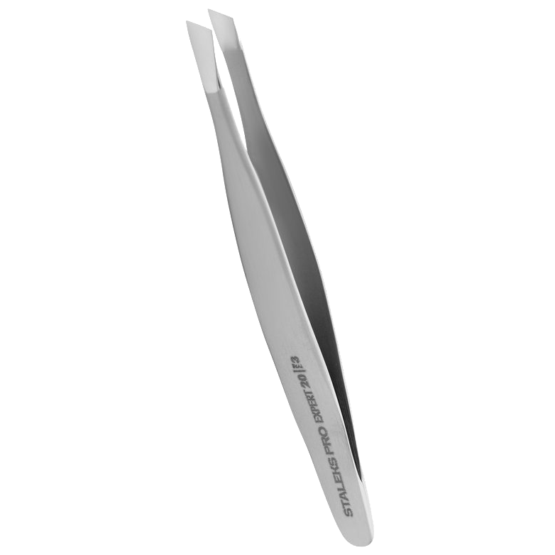 STALEKS PRO EXPERT 20/3 EYEBROW TWEEZERS (WIDE SLANT) TE-20/3 - STALEKS™