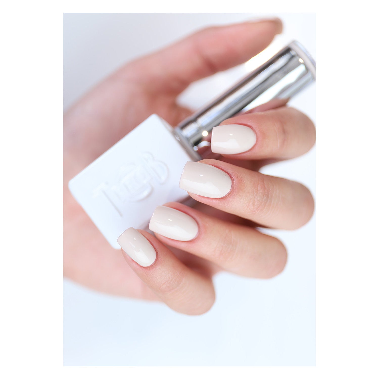 Almond is the perfect light nude gel polish
