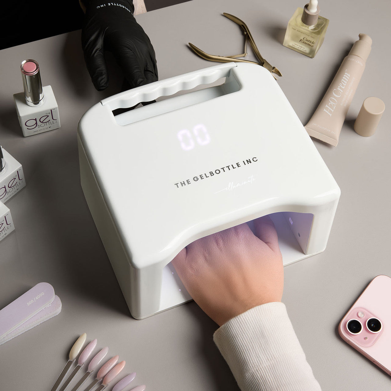 Illuminate Nail Lamp with Digital Timer Display
