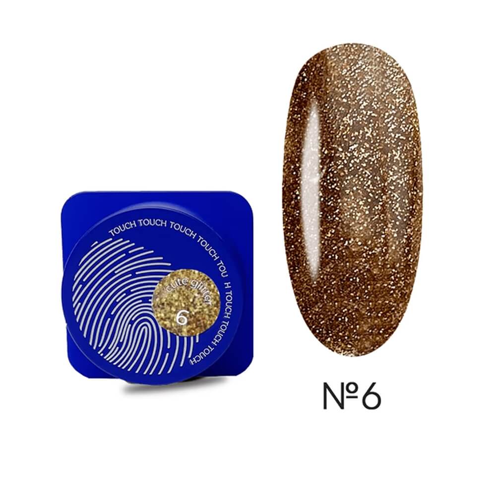 5ml — TOUCH Cute Glitter 6 — fine line detail work