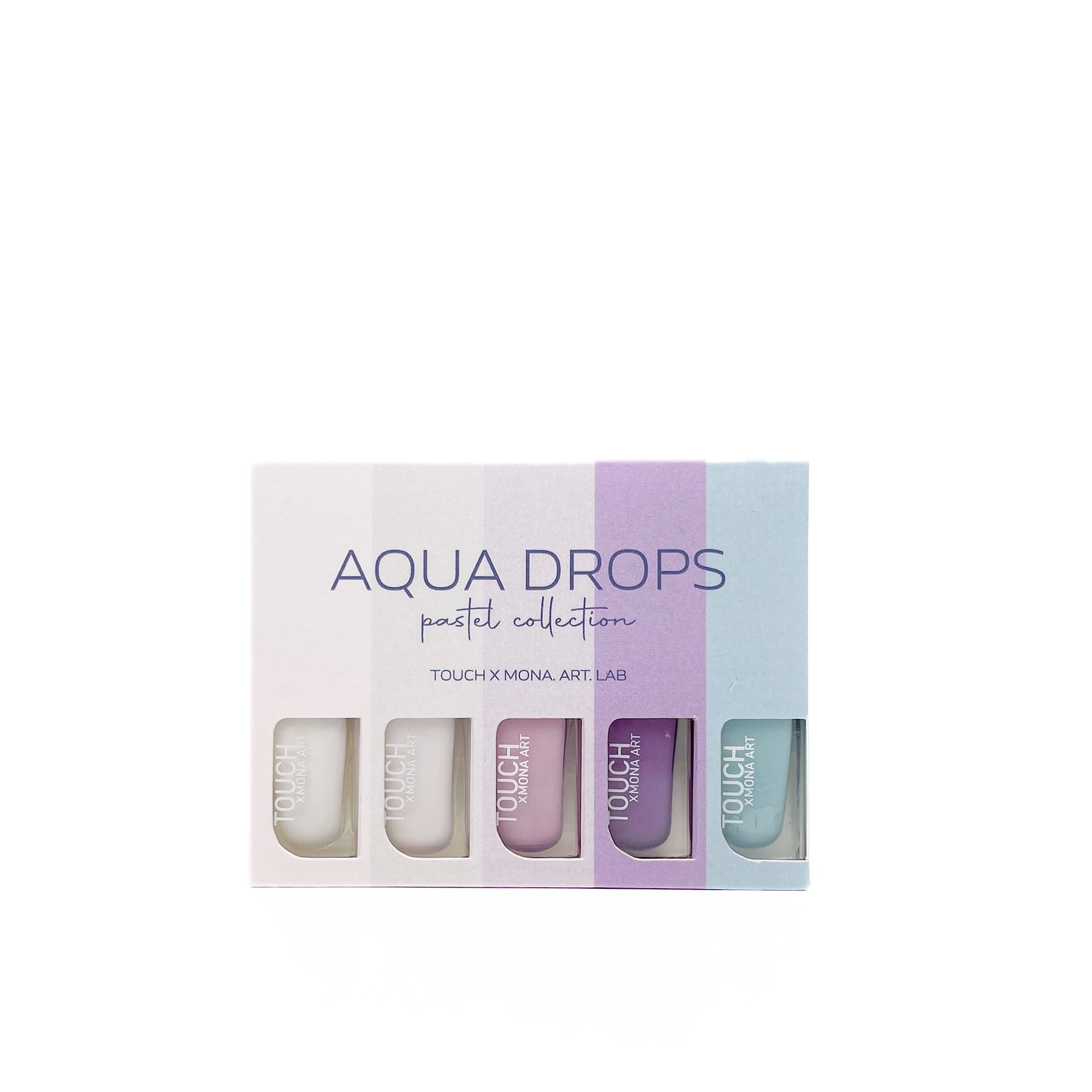 TOUCH Aqua Drops Pastel Collection — full set, five bottles