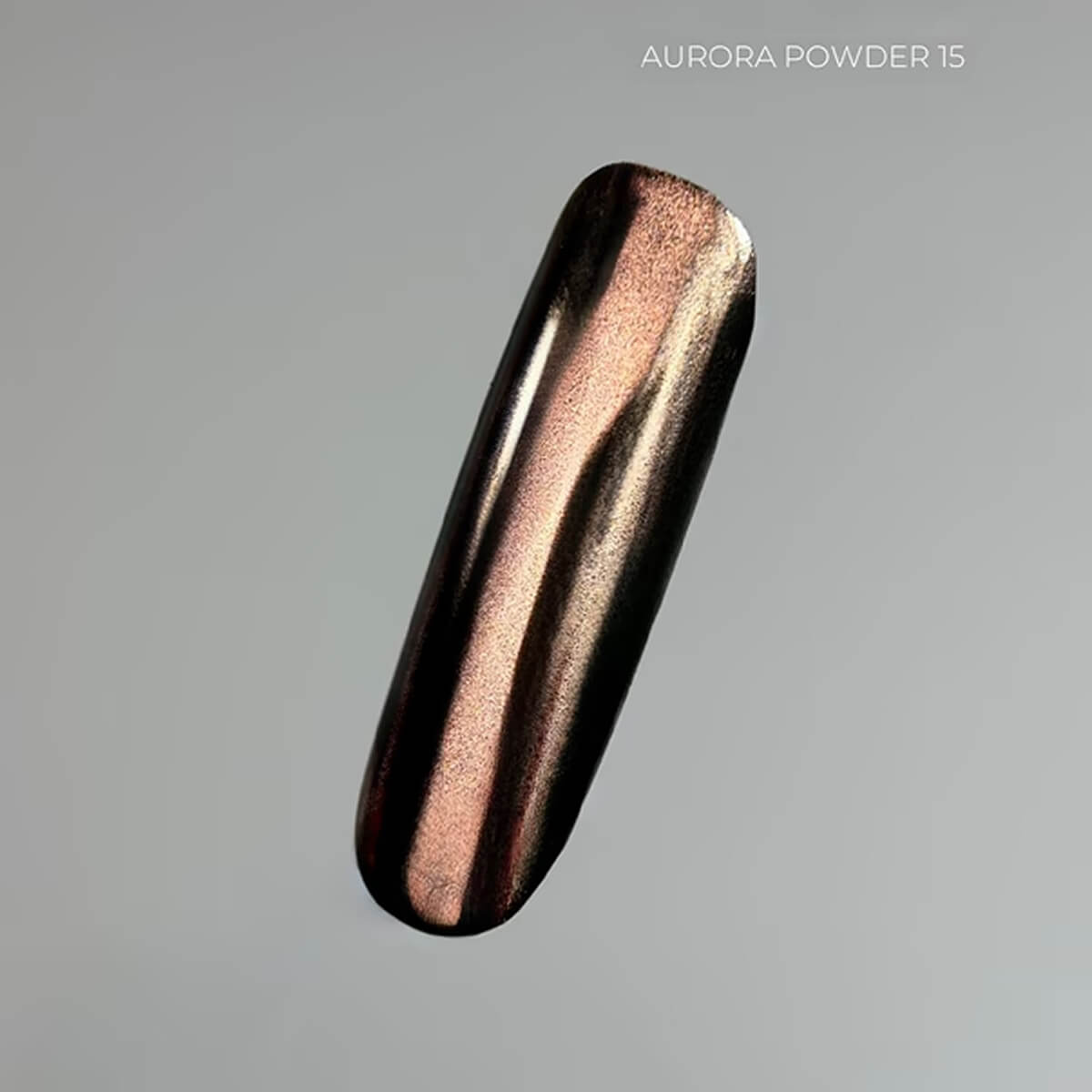 TOUCH Aurora Powder 15 metallic mirror effect nail art powder 5ml