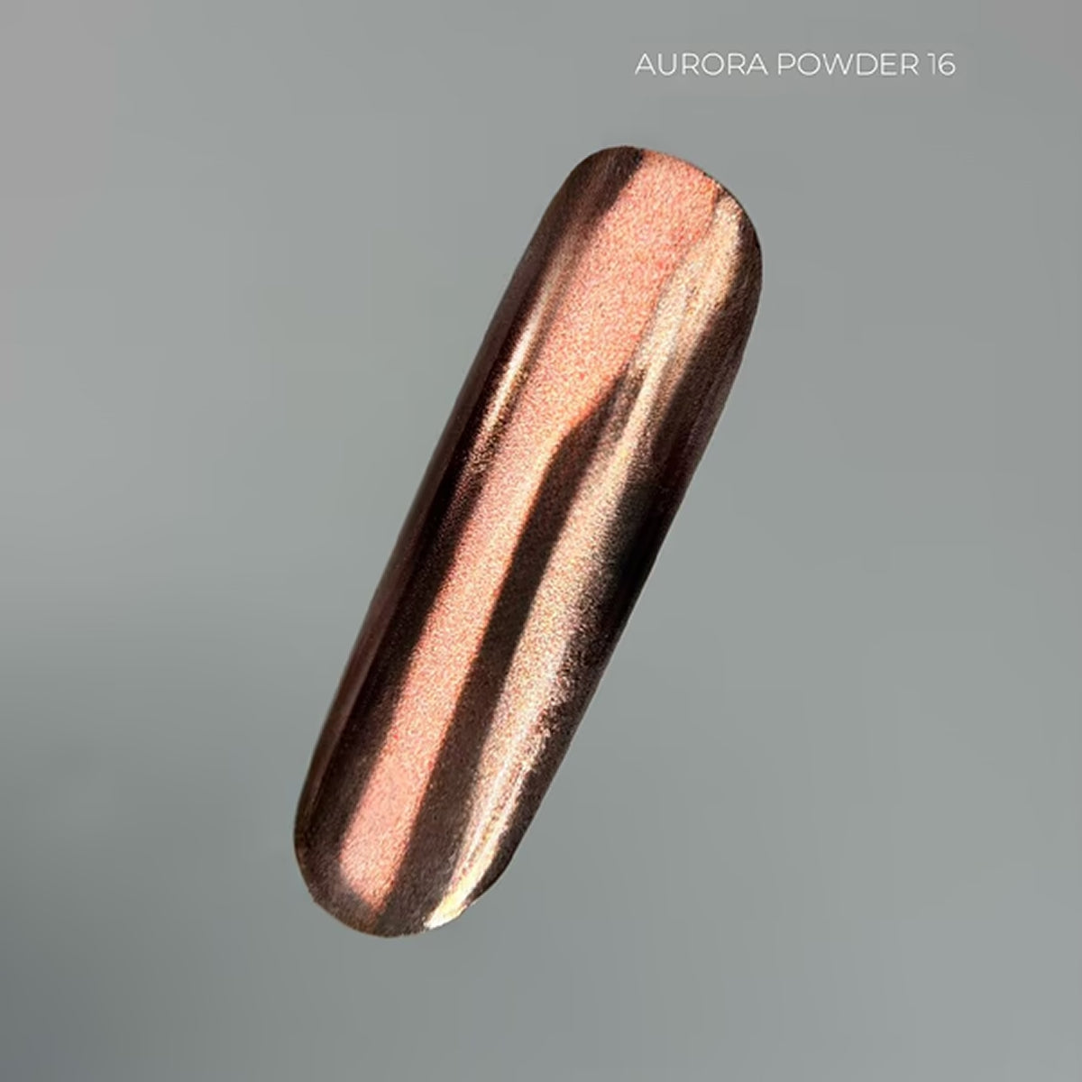 TOUCH Aurora Powder 16 metallic brown nail art pigment 5ml