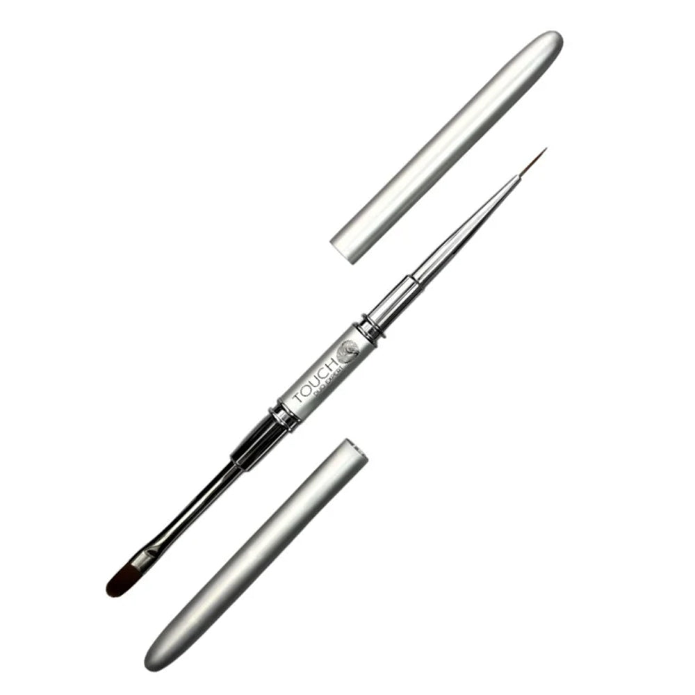 TOUCH Brush Duo Expert 11×11 mm – Double-Sided Professional Nail Brush
