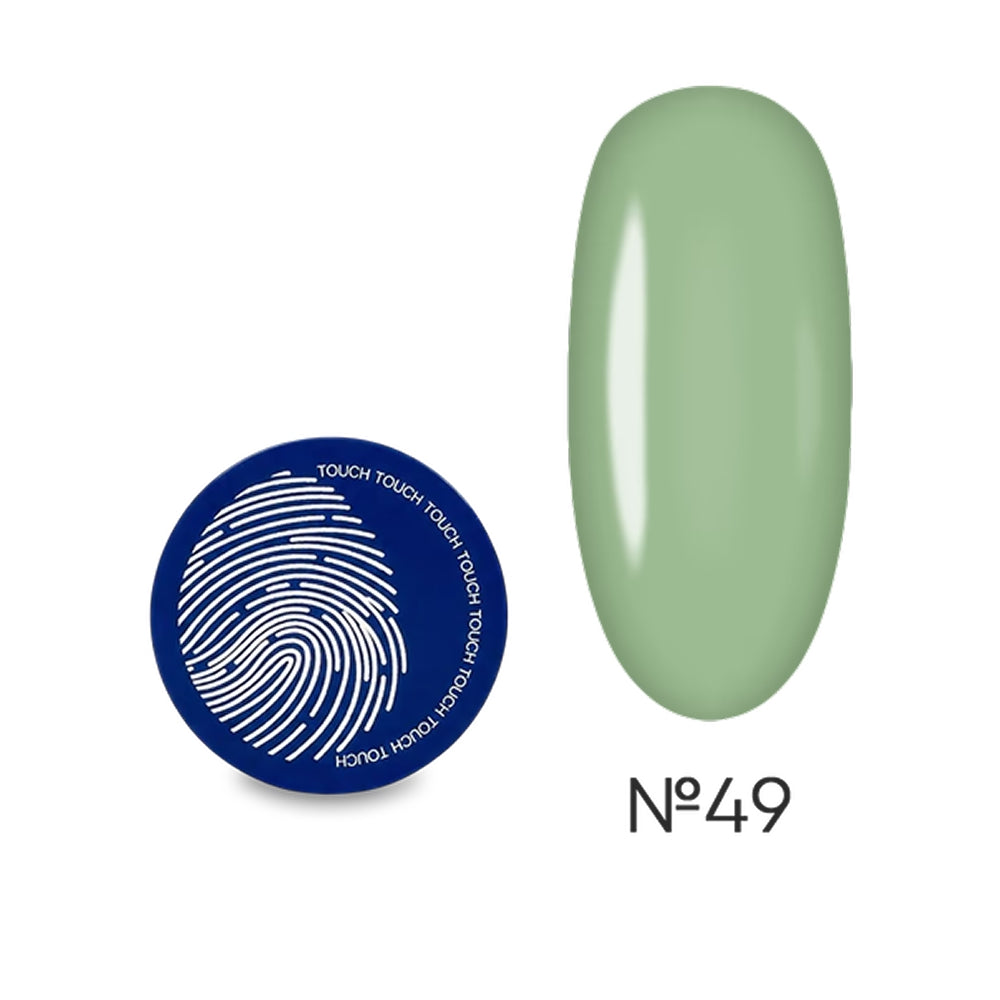 TOUCH Builder Gel 49 — closed bottle, light green modeling gel