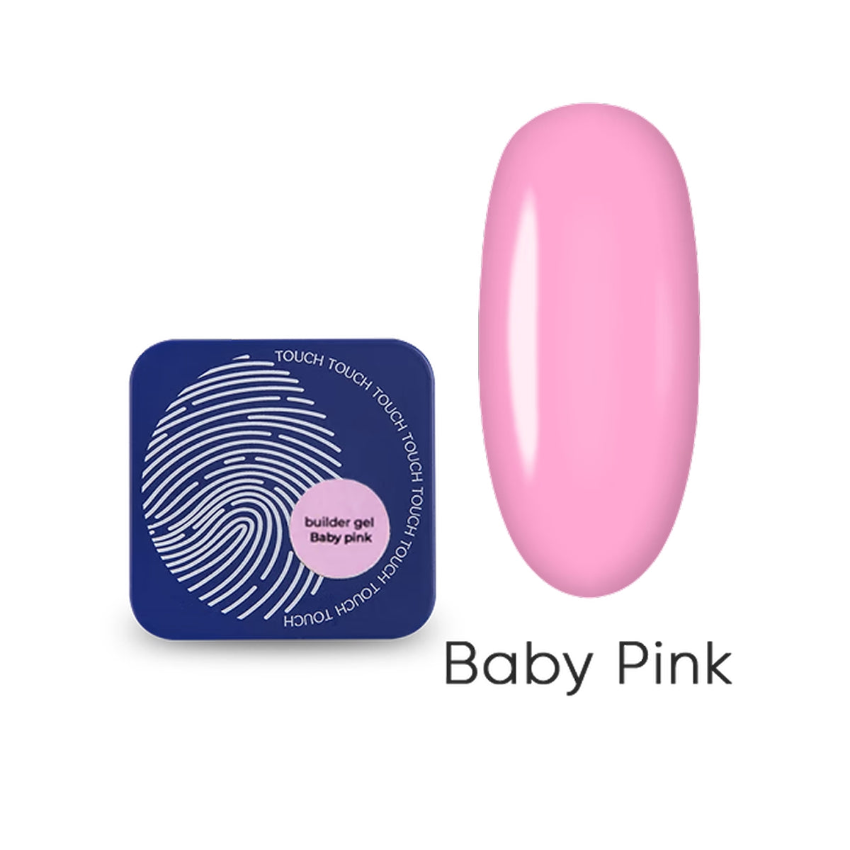 TOUCH Builder Gel Baby Pink ensures strength and long-lasting wear