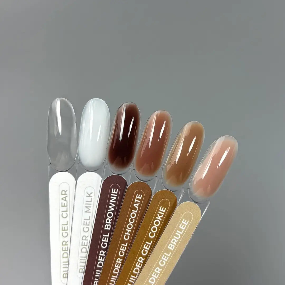Professional nail modeling with TOUCH Builder Gel Brownie