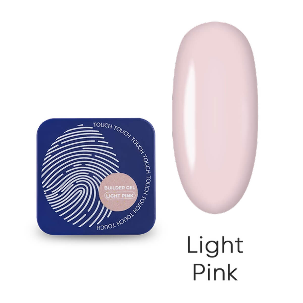 TOUCH Builder Gel Light Pink 30ml professional pink hard builder gel